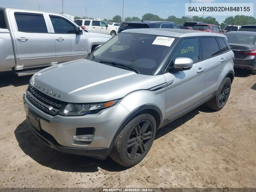 2013 Land Rover Range Rover Evoque Pure VIN: SALVR2BG2DH848155 Lot: 45257717