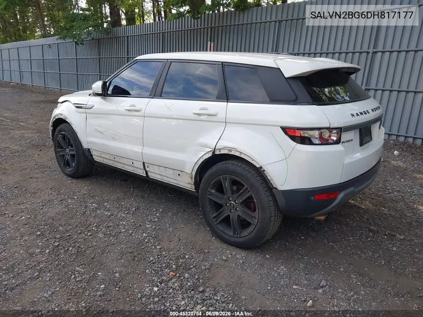 2013 Land Rover Range Rover Evoque Pure VIN: SALVN2BG6DH817177 Lot: 45320754