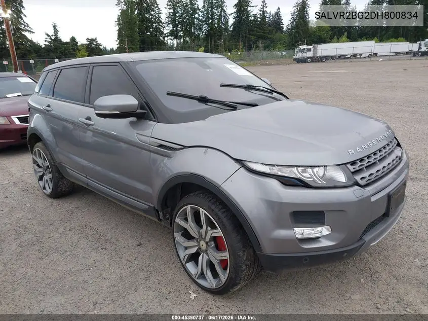 2013 Land Rover Range Rover Evoque Pure VIN: SALVR2BG2DH800834 Lot: 45390737