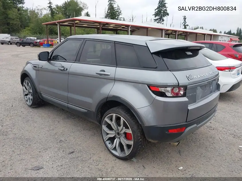 2013 Land Rover Range Rover Evoque Pure VIN: SALVR2BG2DH800834 Lot: 45390737