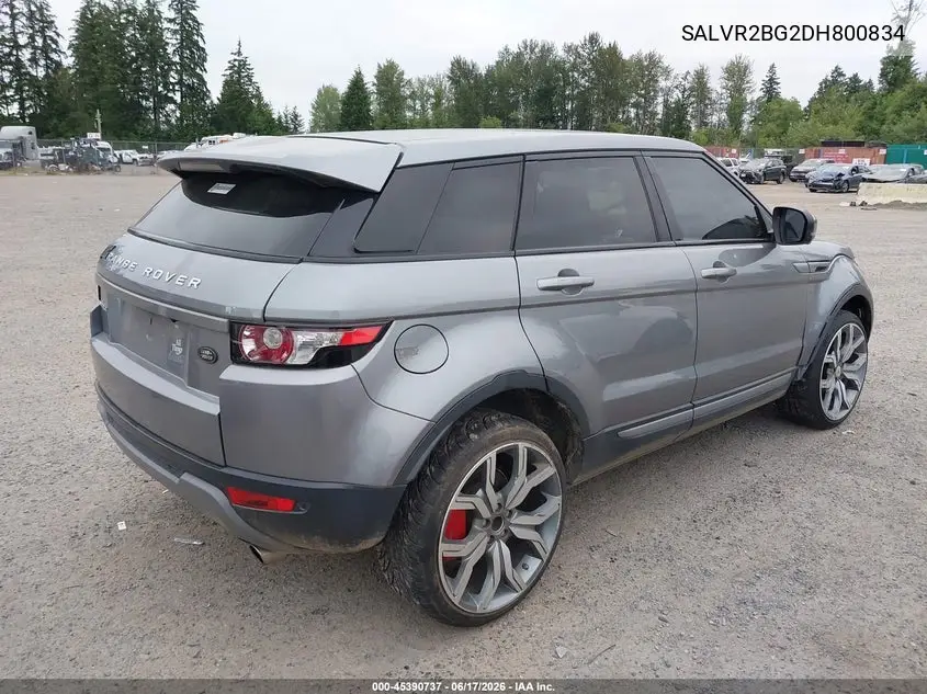 2013 Land Rover Range Rover Evoque Pure VIN: SALVR2BG2DH800834 Lot: 45390737