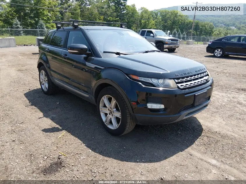 2013 Land Rover Range Rover Evoque Pure VIN: SALVR2BG3DH807260 Lot: 45526980