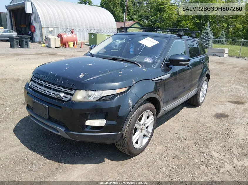 2013 Land Rover Range Rover Evoque Pure VIN: SALVR2BG3DH807260 Lot: 45526980