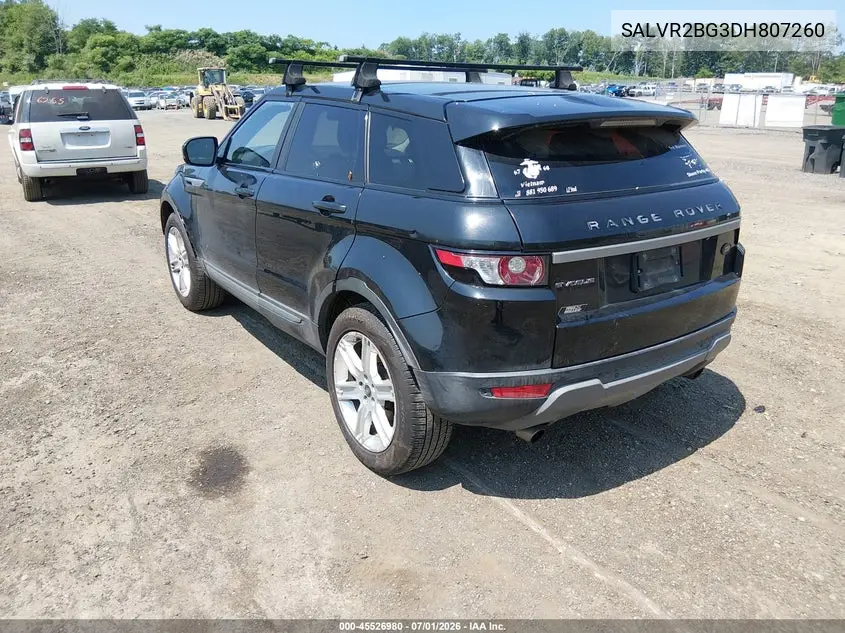 2013 Land Rover Range Rover Evoque Pure VIN: SALVR2BG3DH807260 Lot: 45526980