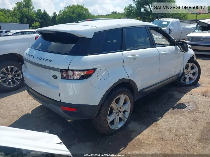 2013 Land Rover Range Rover Evoque Pure VIN: SALVN2BG6DH850017 Lot: 45537091