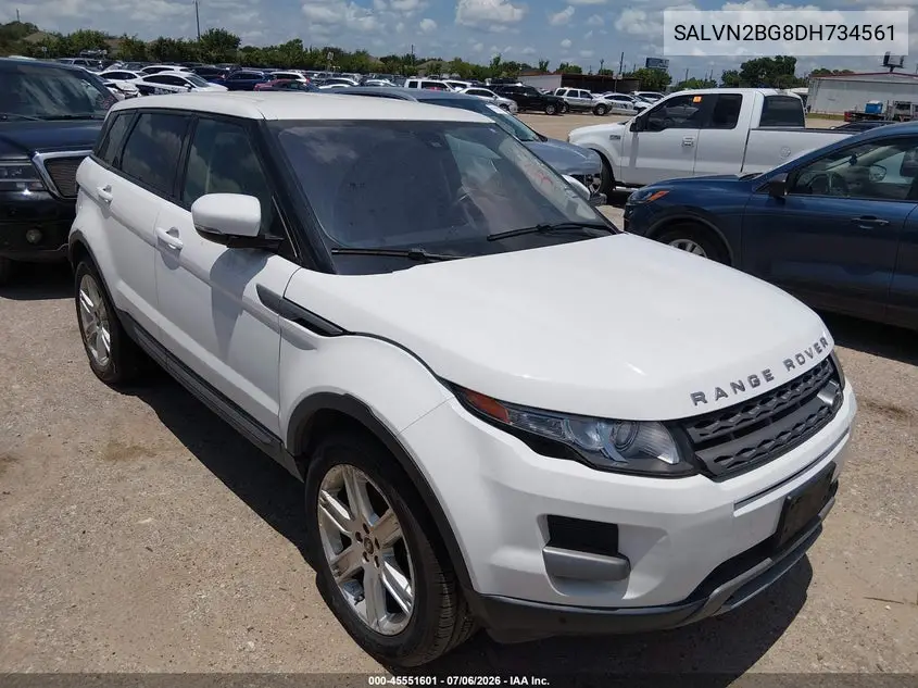 2013 Land Rover Range Rover Evoque Pure VIN: SALVN2BG8DH734561 Lot: 45551601