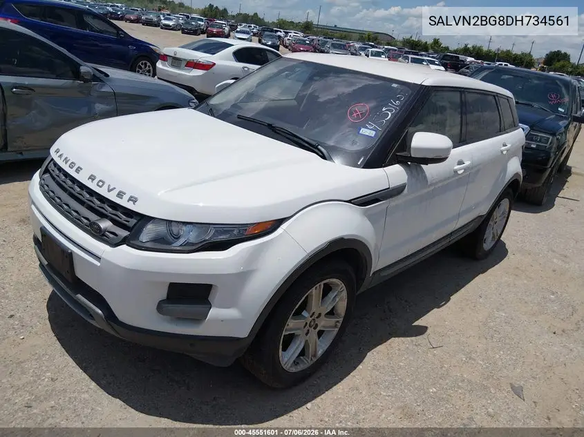 2013 Land Rover Range Rover Evoque Pure VIN: SALVN2BG8DH734561 Lot: 45551601