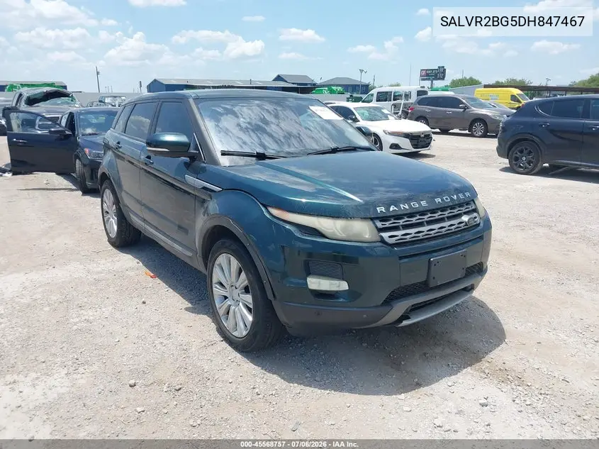 2013 Land Rover Range Rover Evoque Pure VIN: SALVR2BG5DH847467 Lot: 45568757