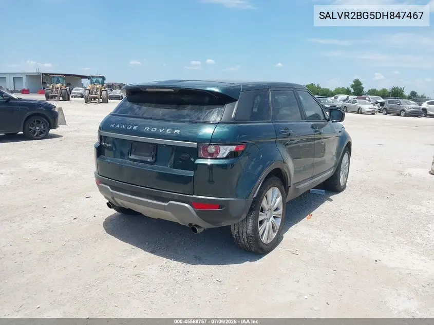 2013 Land Rover Range Rover Evoque Pure VIN: SALVR2BG5DH847467 Lot: 45568757