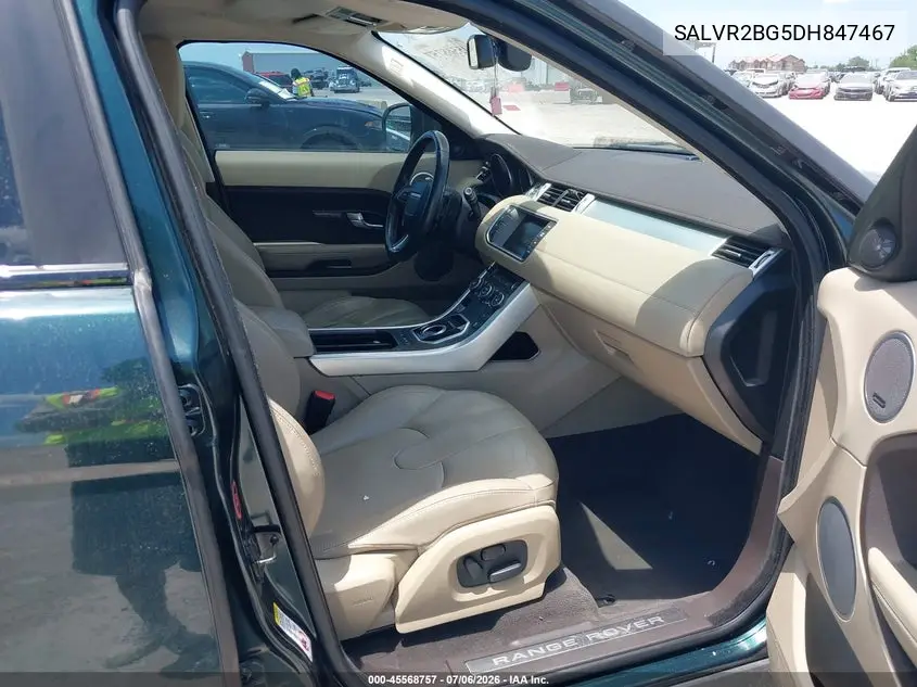 2013 Land Rover Range Rover Evoque Pure VIN: SALVR2BG5DH847467 Lot: 45568757