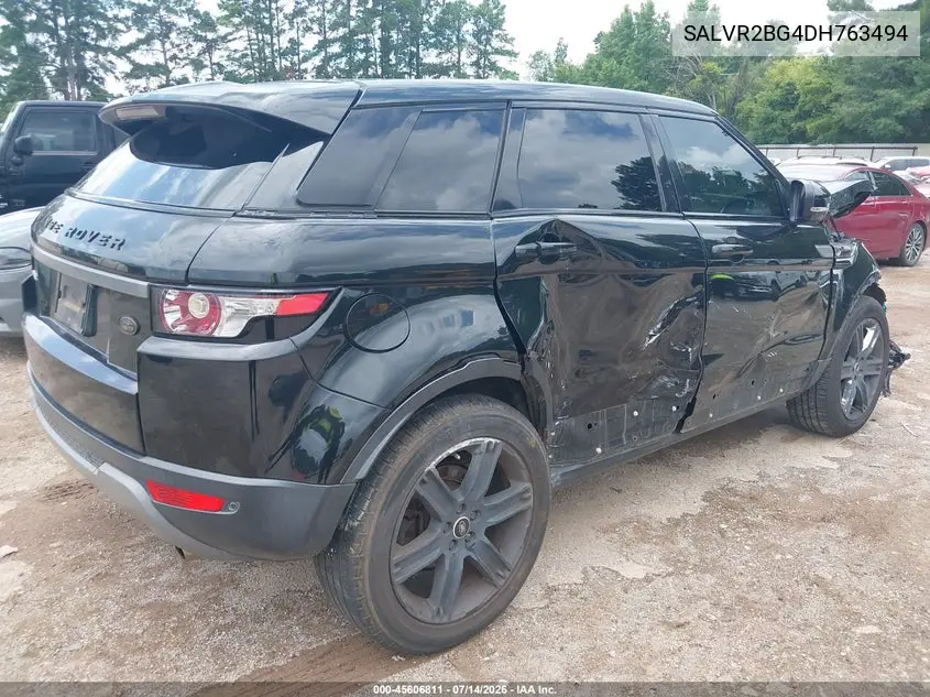 2013 Land Rover Range Rover Evoque Pure VIN: SALVR2BG4DH763494 Lot: 45606811