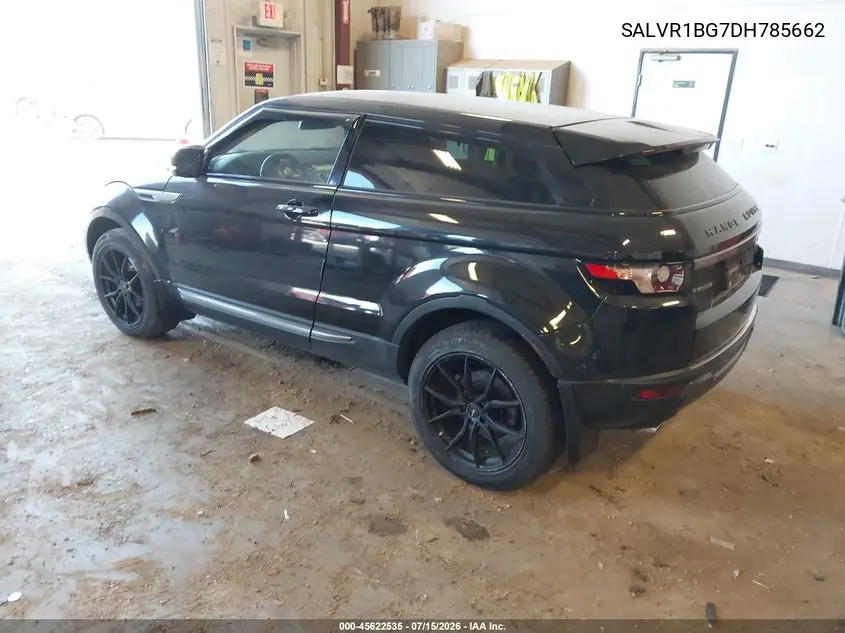 2013 Land Rover Range Rover Evoque Pure Plus VIN: SALVR1BG7DH785662 Lot: 45622535