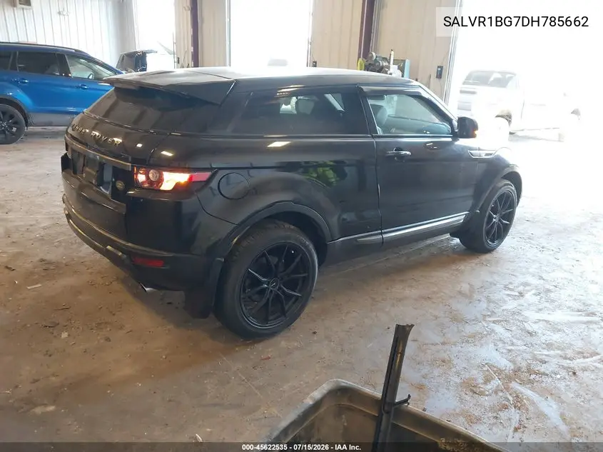 2013 Land Rover Range Rover Evoque Pure Plus VIN: SALVR1BG7DH785662 Lot: 45622535
