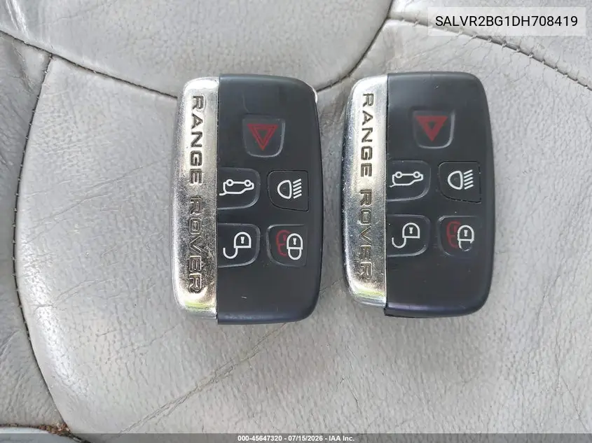 2013 Land Rover Range Rover Evoque Pure VIN: SALVR2BG1DH708419 Lot: 45647320