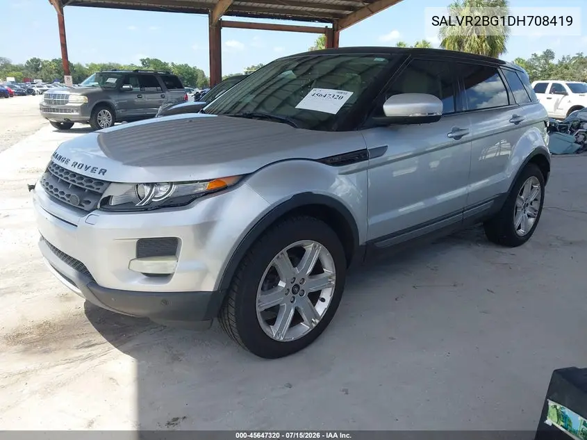 2013 Land Rover Range Rover Evoque Pure VIN: SALVR2BG1DH708419 Lot: 45647320
