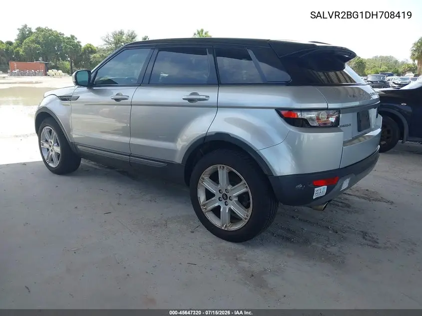 2013 Land Rover Range Rover Evoque Pure VIN: SALVR2BG1DH708419 Lot: 45647320