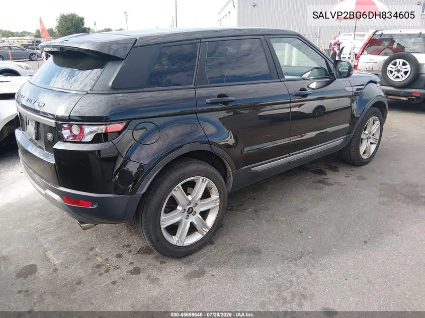 2013 Land Rover Range Rover Evoque Pure VIN: SALVP2BG6DH834605 Lot: 45659548
