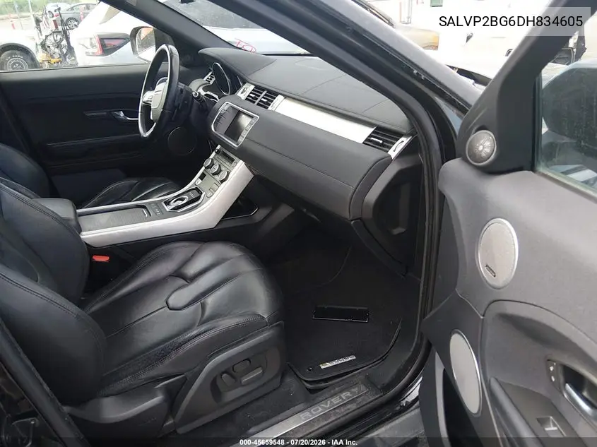 2013 Land Rover Range Rover Evoque Pure VIN: SALVP2BG6DH834605 Lot: 45659548