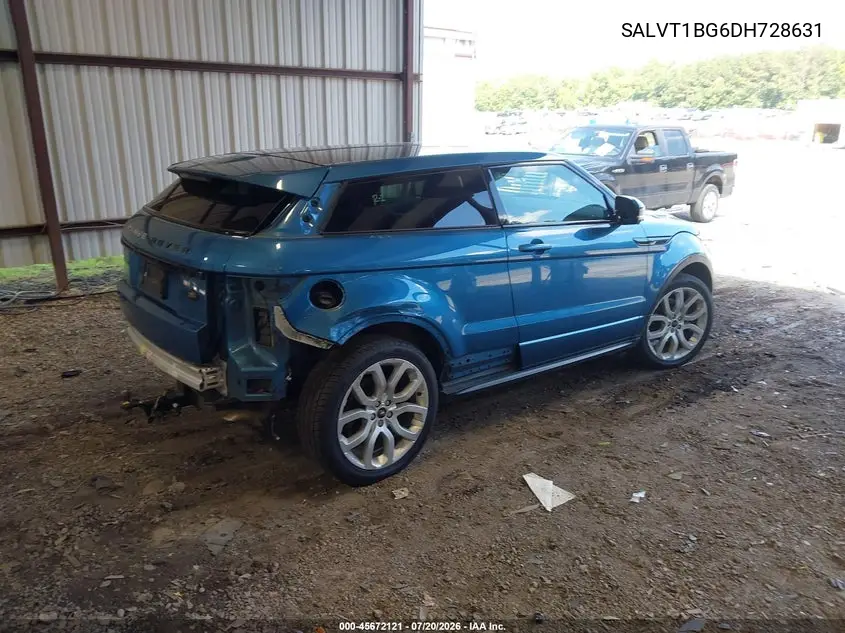 2013 Land Rover Range Rover Evoque Pure Plus VIN: SALVT1BG6DH728631 Lot: 45672121