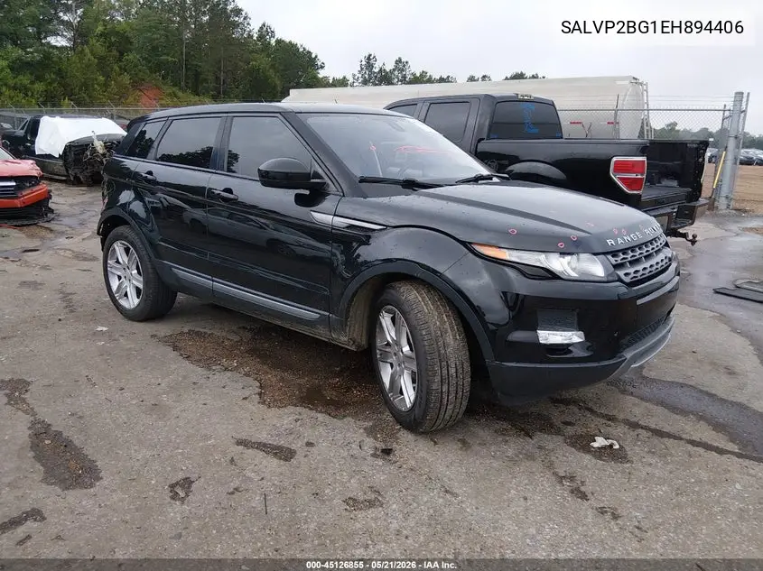 2014 Land Rover Range Rover Evoque Pure VIN: SALVP2BG1EH894406 Lot: 45126855
