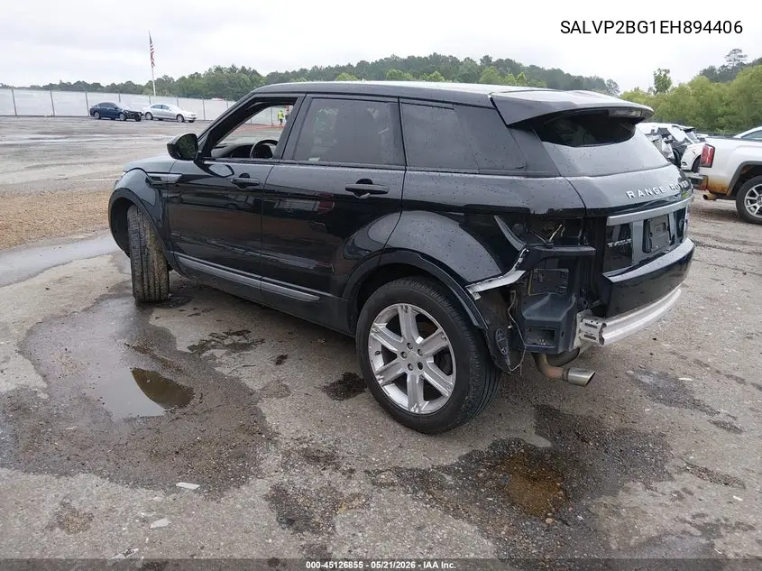 2014 Land Rover Range Rover Evoque Pure VIN: SALVP2BG1EH894406 Lot: 45126855