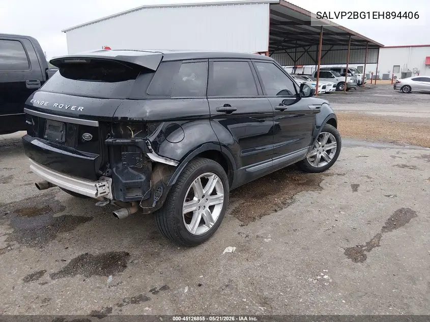 2014 Land Rover Range Rover Evoque Pure VIN: SALVP2BG1EH894406 Lot: 45126855