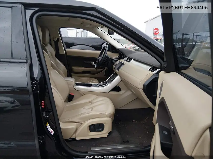 2014 Land Rover Range Rover Evoque Pure VIN: SALVP2BG1EH894406 Lot: 45126855