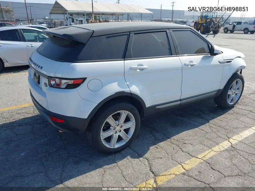 2014 Land Rover Range Rover Evoque Pure VIN: SALVR2BG6EH898851 Lot: 45449512