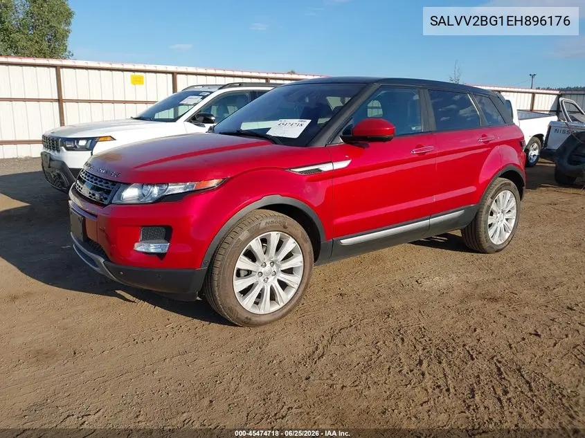 2014 Land Rover Range Rover Evoque Prestige VIN: SALVV2BG1EH896176 Lot: 45474718