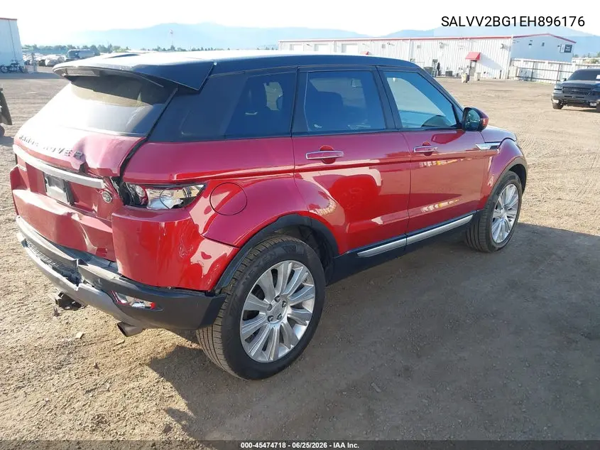 2014 Land Rover Range Rover Evoque Prestige VIN: SALVV2BG1EH896176 Lot: 45474718