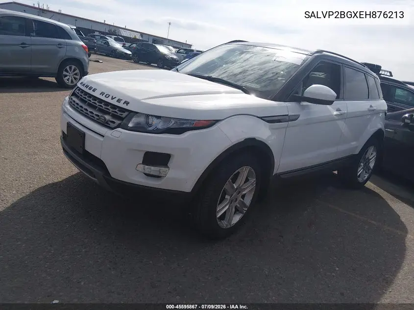 2014 Land Rover Range Rover Evoque Pure VIN: SALVP2BGXEH876213 Lot: 45595867