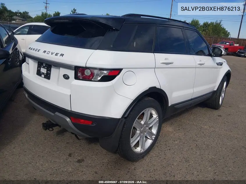 2014 Land Rover Range Rover Evoque Pure VIN: SALVP2BGXEH876213 Lot: 45595867
