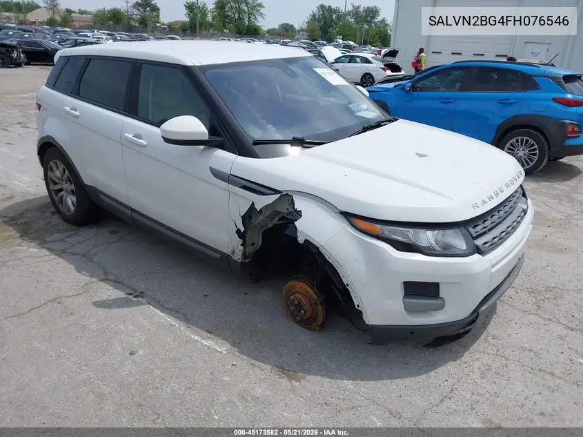 2015 Land Rover Range Rover Evoque Pure VIN: SALVN2BG4FH076546 Lot: 45173582
