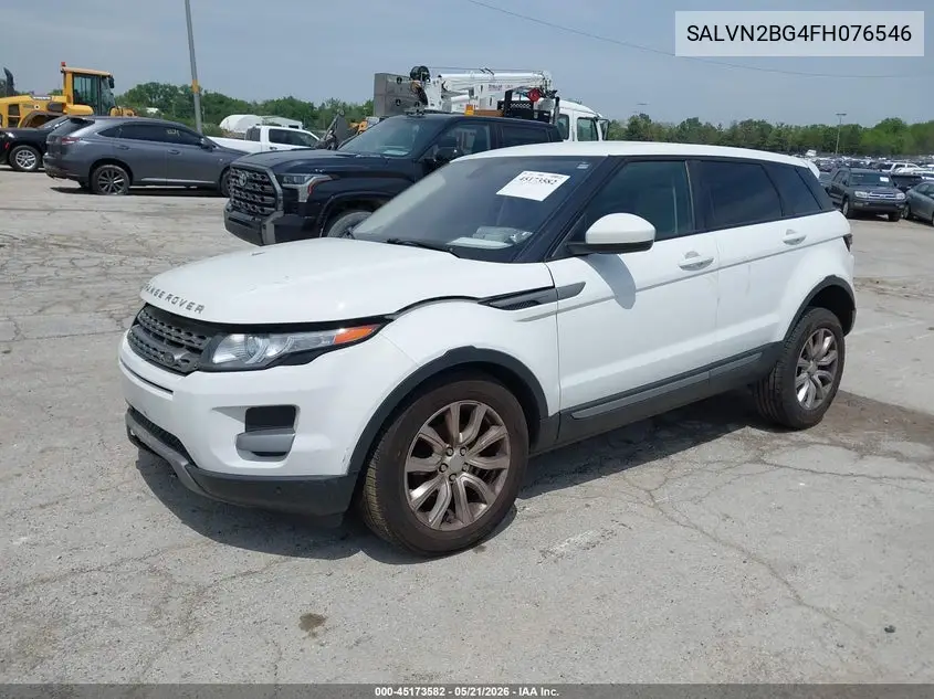 2015 Land Rover Range Rover Evoque Pure VIN: SALVN2BG4FH076546 Lot: 45173582
