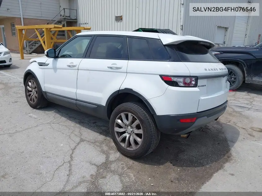 2015 Land Rover Range Rover Evoque Pure VIN: SALVN2BG4FH076546 Lot: 45173582