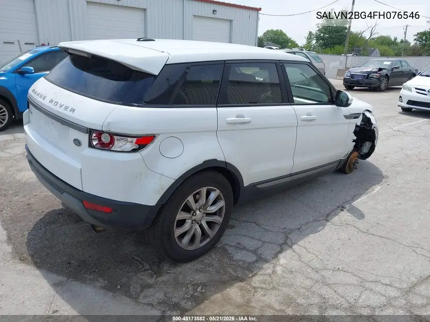 2015 Land Rover Range Rover Evoque Pure VIN: SALVN2BG4FH076546 Lot: 45173582
