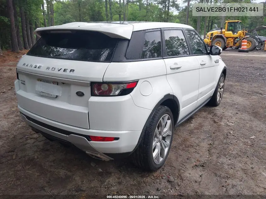 2015 Land Rover Range Rover Evoque Autobiography VIN: SALVE2BG1FH021441 Lot: 45240096