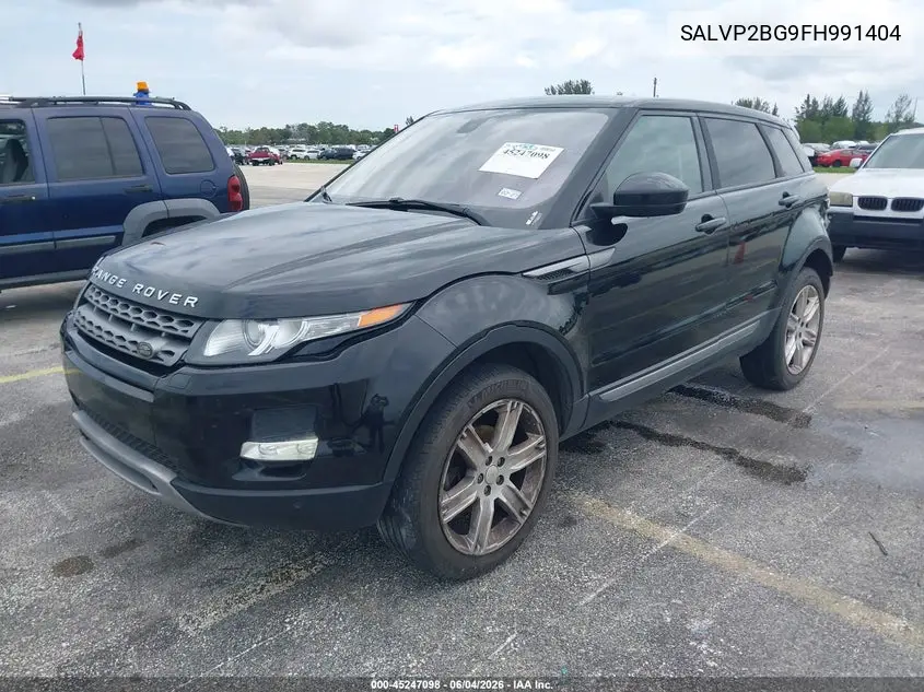 2015 Land Rover Range Rover Evoque Pure VIN: SALVP2BG9FH991404 Lot: 45247098