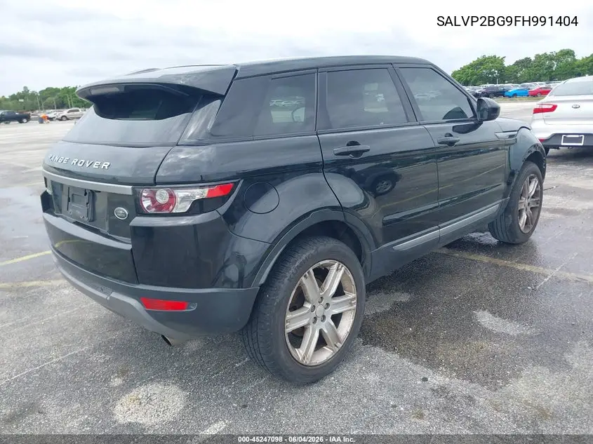 2015 Land Rover Range Rover Evoque Pure VIN: SALVP2BG9FH991404 Lot: 45247098