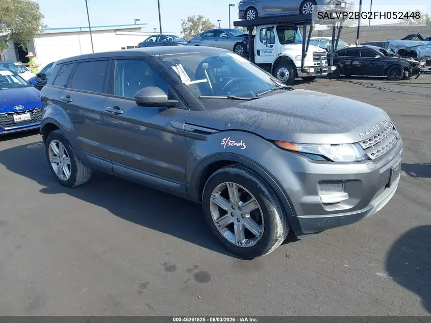 2015 Land Rover Range Rover Evoque Pure VIN: SALVP2BG2FH052448 Lot: 45261825