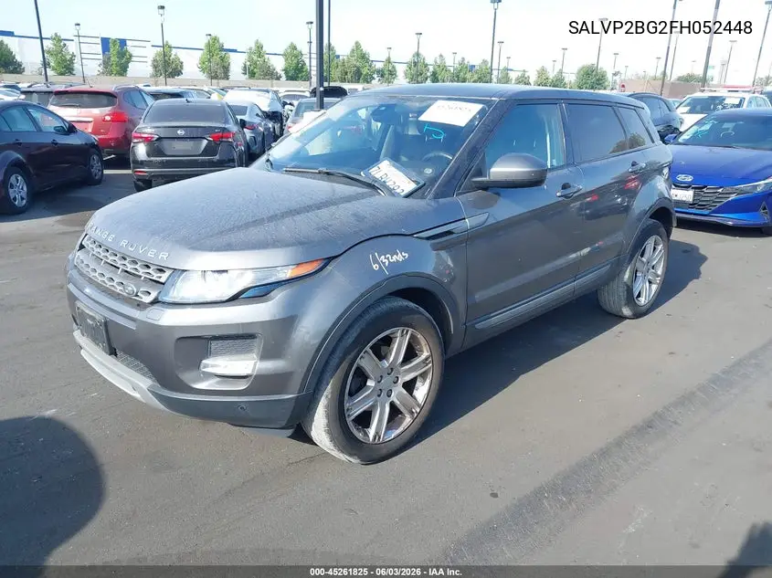 2015 Land Rover Range Rover Evoque Pure VIN: SALVP2BG2FH052448 Lot: 45261825