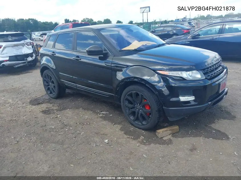 2015 Land Rover Range Rover Evoque Pure VIN: SALVP2BG4FH021878 Lot: 45303516