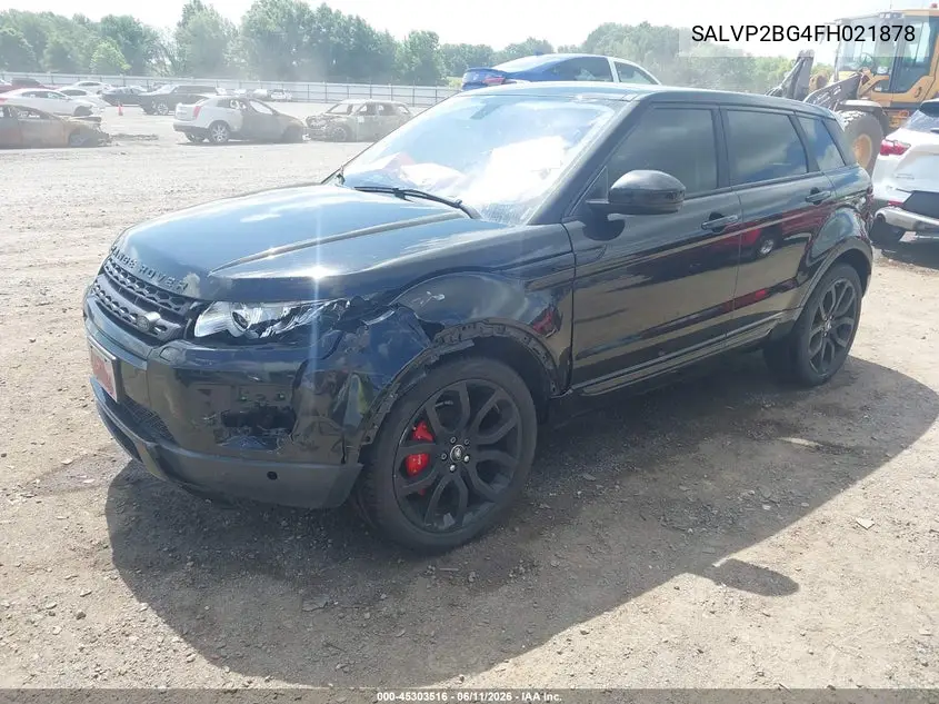 2015 Land Rover Range Rover Evoque Pure VIN: SALVP2BG4FH021878 Lot: 45303516