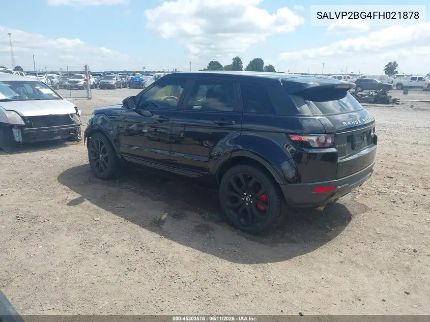 2015 Land Rover Range Rover Evoque Pure VIN: SALVP2BG4FH021878 Lot: 45303516