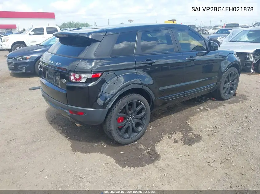 2015 Land Rover Range Rover Evoque Pure VIN: SALVP2BG4FH021878 Lot: 45303516