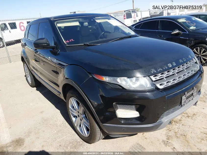 2015 Land Rover Range Rover Evoque Pure VIN: SALVP2BG7FH075319 Lot: 45439131
