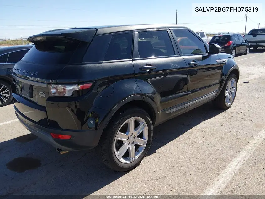 2015 Land Rover Range Rover Evoque Pure VIN: SALVP2BG7FH075319 Lot: 45439131