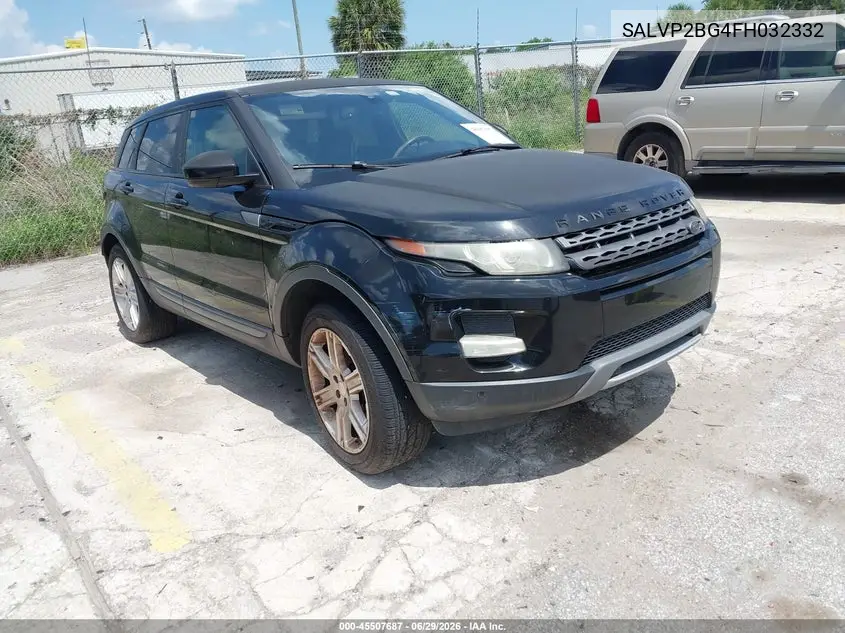 2015 Land Rover Range Rover Evoque Pure VIN: SALVP2BG4FH032332 Lot: 45507687