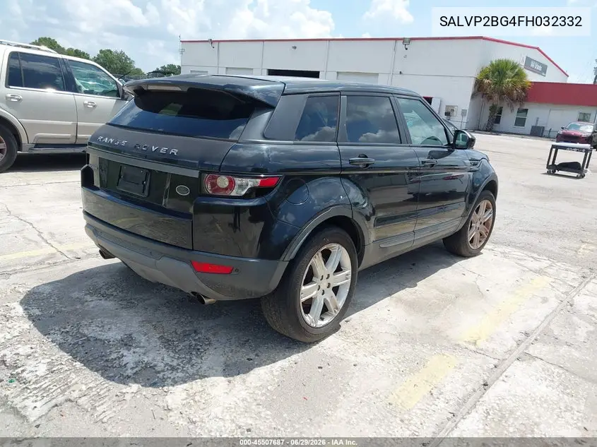 2015 Land Rover Range Rover Evoque Pure VIN: SALVP2BG4FH032332 Lot: 45507687
