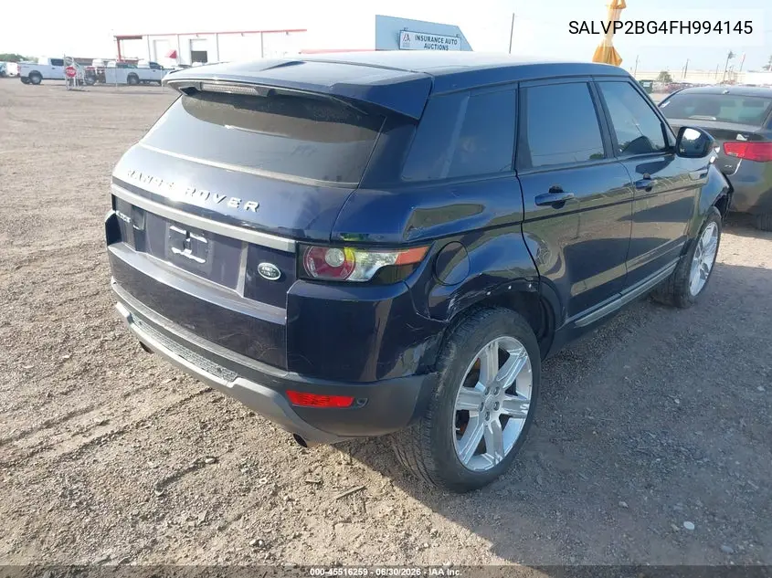 2015 Land Rover Range Rover Evoque Pure VIN: SALVP2BG4FH994145 Lot: 45516259